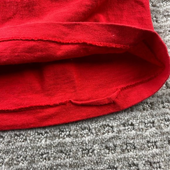 Vintage Belton Shirt Men Large L Red S. Padre Island Texas Sailboats Dolphins - Picture 12 of 15